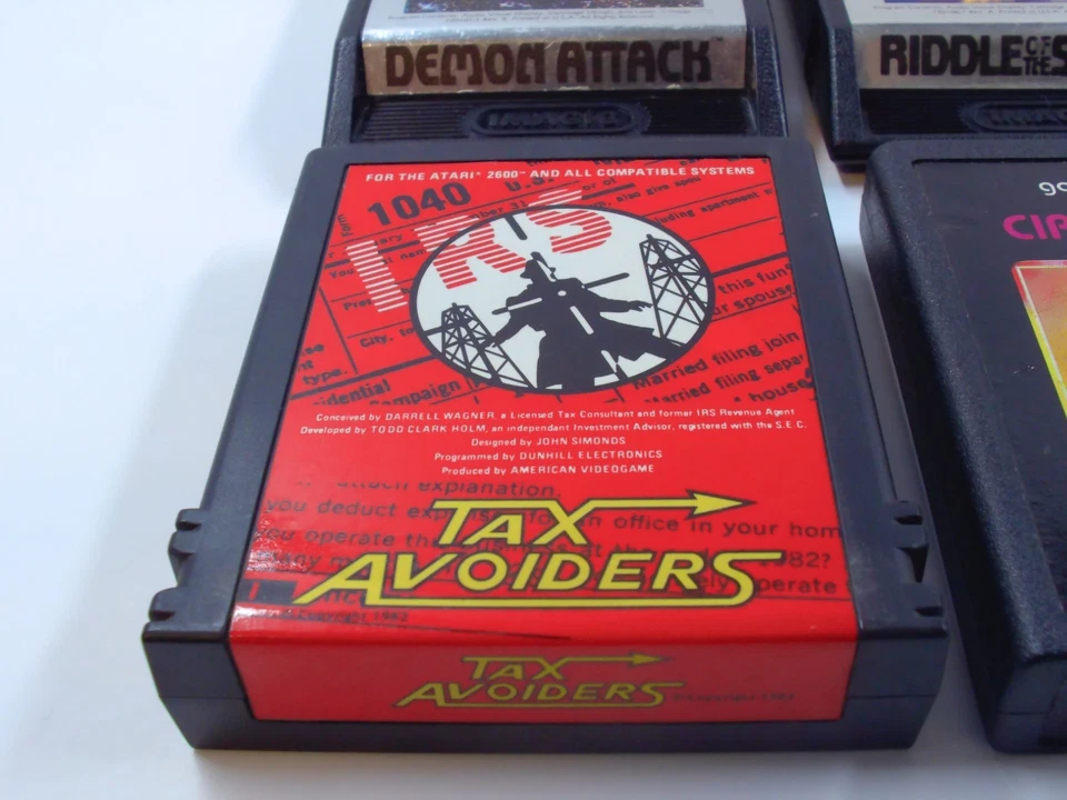 Lote de 8 carros Atari 2600 para evasores de impuestos excavados halcón desierto demonio PROBADOS solamente Foto 2 de 4