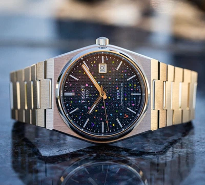 Limited to 10 | Hand-Painted Tissot PRX Powermatic 80 Galaxy - Bild 1 von 4