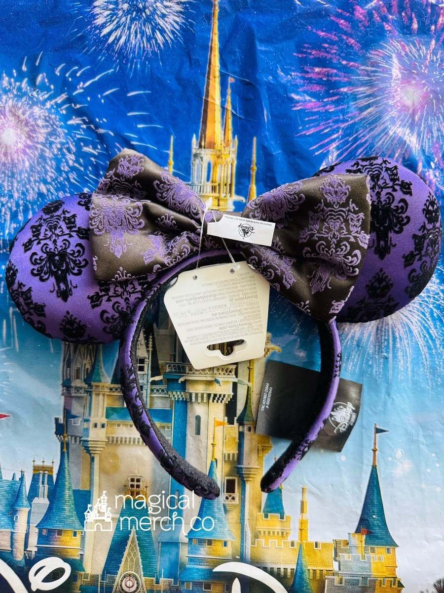 2025 Disney Parks The Haunted Mansion Purple Wallpaper Ear  display picture 3