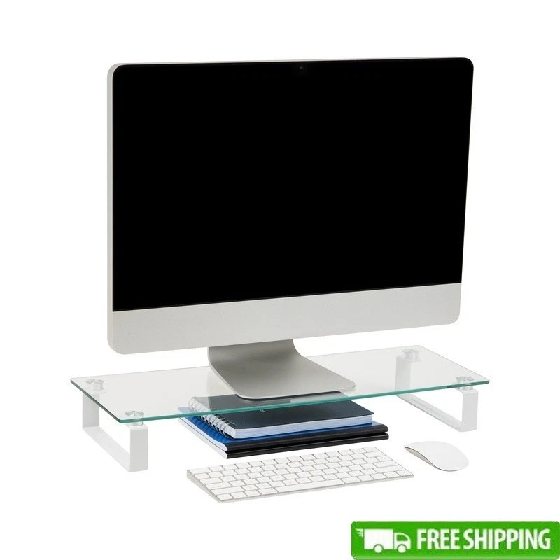 Acrylic computer monitor stand for desk table 12x8x3 inches at ₹ 600/piece | Monitor Stand in New Delhi | ID: 2853375304588