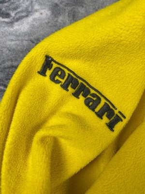 Vintage Ferrari 1997 Quarter Zip Pullover Fleece Jacket Men Size