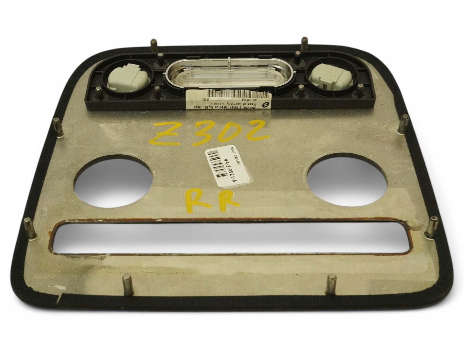 03-10 Bentley Continental GT Rear Overhead Dome Light Trim Cover 44395216 OEM
