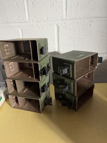 7 Military CARC Covers Harris - Battery Radio HMMWV Roberts Valves Nielsen USGI