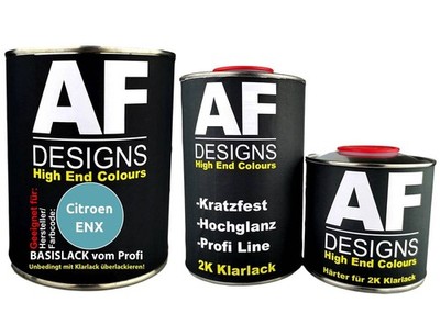 FÜR Citroen ENX Bleu Camarque 2,5L Autolack Set Klarlack Härter