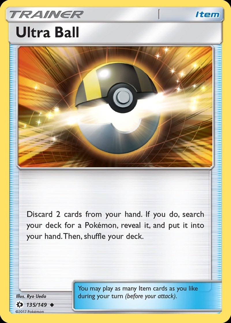 Ultra Ball Sun & Moon #135 Pokémon TCG