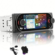 Autoradio 1Din 5Zoll Touchscreen Wireless Apple CarPlay Bluetooth USB FM Radio