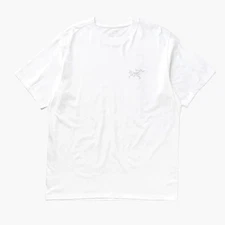 Arc'teryx Mens - Kragg SL Cotton SS Shirt S/S Tee T-shirt - White Light