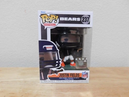 New Funko Pop Football NFL Chicago Bears #237 Justin Fields vinyl figure