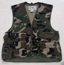 Vintage Duck Bay Camouflage Hunting Vest    XL Unisex Adult
