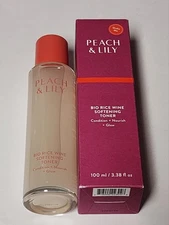 PEACH & LILY Bio Rice Wine Softening Toner 3.38 oz New