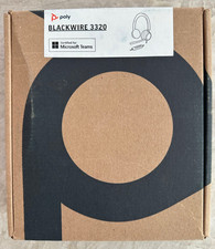 Plantronics 214013-101 Blackwire 3320 Wired Stereo On Ear Computer Headset Black