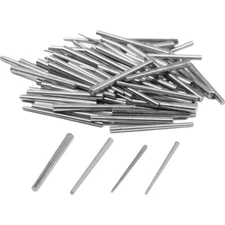 100 Clock Taper Pins Movement Repair Holder Parts Tool - Steel