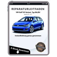 Vw Golf 7 Variant Typ Ba Inspektion Wartung Pflege Servicehandbuch Download