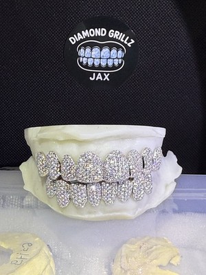Diamond VVS Grillz 8 Top 8 Bottom Florida
