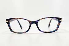 Coach Hc6065 5288 Confetti Purple Rectangle Eyeglasses Frames 49-17-135
