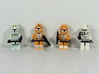 Lego Star Wars Clone Trooper Battle Pack #7913 Minifigures Lot Of 4 TLC READ