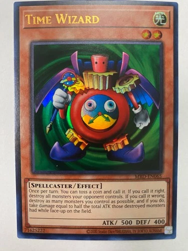 Time Wizard MRD-EN065 Ultra Rare Unlimited Near Mint Yugioh Metal Raiders