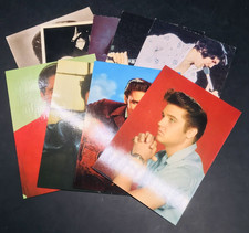 Lot of Nine (9) Different Elvis Presley Postcards Unused Concert Portraits