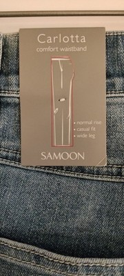 Samoon by Gerry Weber Damenjeans Größe 46 Carlotta Stretch Jeans