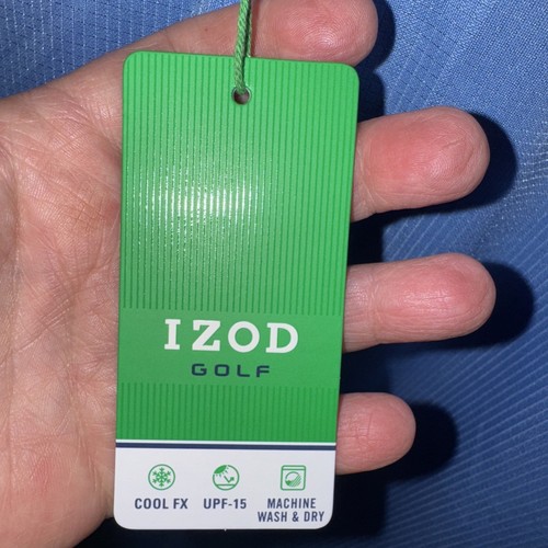 NWT IZOD Golf Men’s Polo Size XXL Blue - Picture 4 of 7