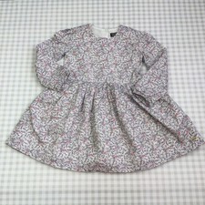 TOMMY HILFIGER Long Sleeve Dress with Bloomers, Size 80, Pink Floral