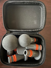 Sharper Image Power Percussion Deep Tissue Massager 6 Attachments  Case