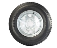 Trailer Tire On Rim ST205/75D15 205/75 D 15 in. LRC 5 Lug Galvanized Wheel