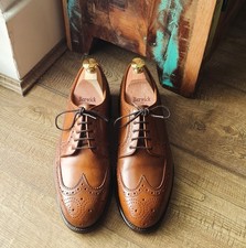 Berwick 1707 Shell Cordovan Tan Bourbon Whiskey Derby Brogues