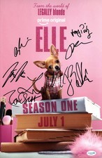 "Elle" Cast AUTOGRAPHS Signed 11x17 Photo -Jessica Belkin, Lexi Minetree +5 ACOA