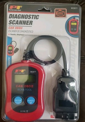 Performance Tool CAN OBDII Diagnostic Scan Tool W2977 NEW Factory Sealed 