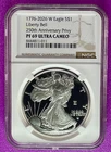1776-2026 W  $1 American Silver Eagle 250th Bell Privy NGC PF69 UC ASE (011)