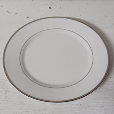 Vtg International Silver Co White Porcelain Salad Dessert Plate Replacement 