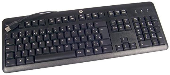 HP 672647-233 Keyboard – Wired USB, UK Layout, Durable Design