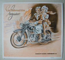 Original  ZÜNDAPP Prospekt 1949 Modell DB 200