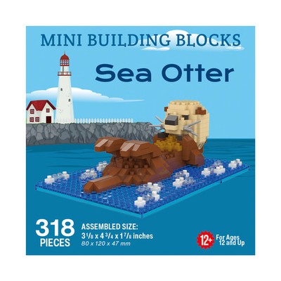 Impact Photographics - Sea Otter Mini Building Blocks Set - IMP92169