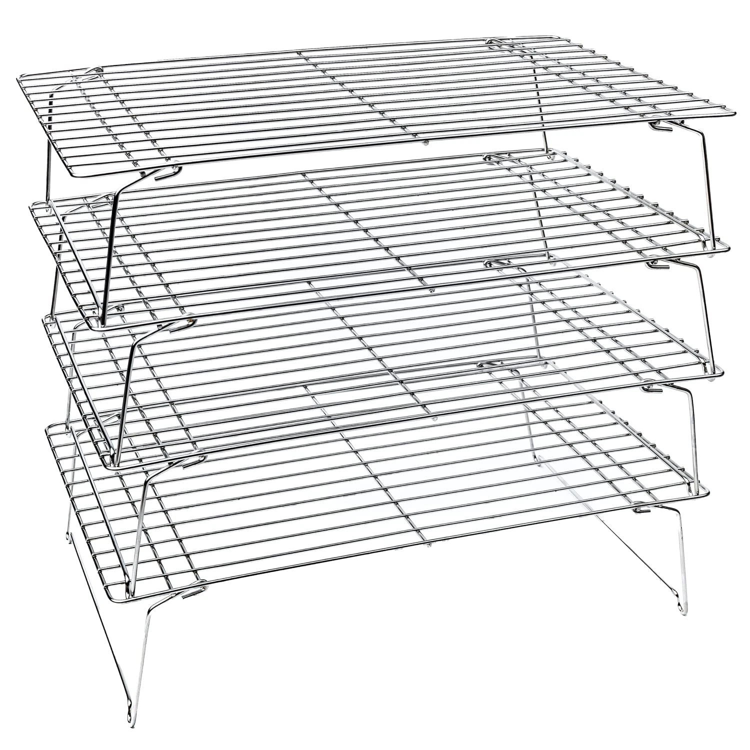 4-Tier Stackable Cooling Racks for Baking, 100% Stainless Steel Wire Rack, Ov...
Opens in a new wind