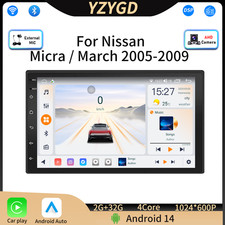 For Nissan Micra March 2005-2009 Car Radio Android Navigation Player Gps 232g