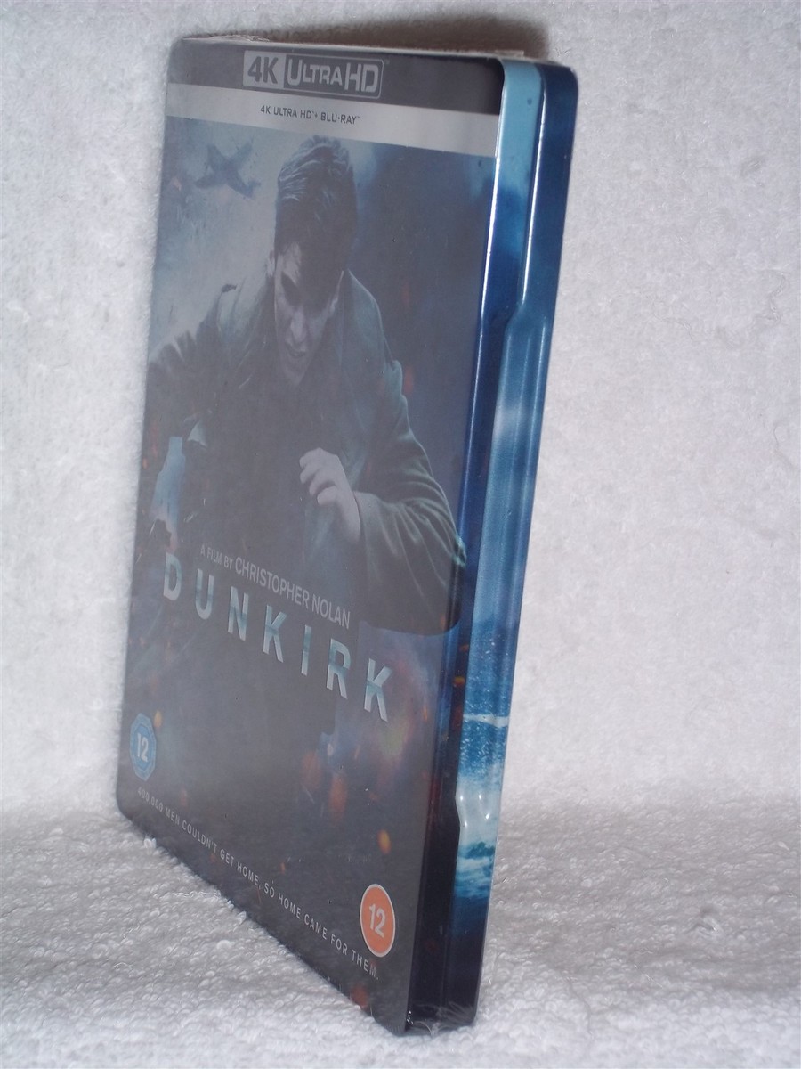 Dunkirk (4K/Blu-ray, 2026, STEELBOOK) NEW Christopher Nolan Tom