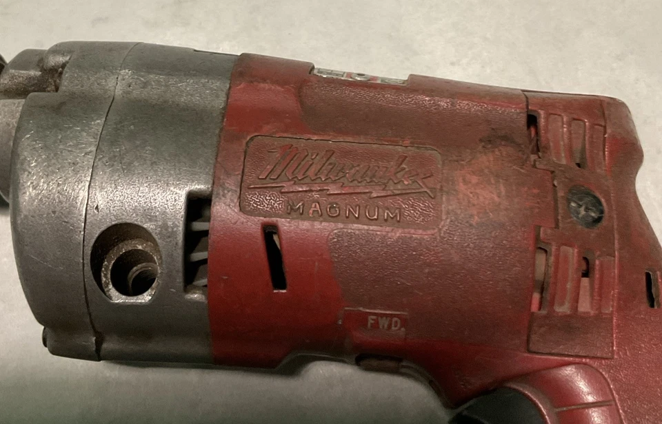 Milwaukee Magnum Hole Shooter 3/8" Corded Electric Drill Cat# 0224-1 Works - Image 4 of 4