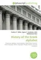 Frederic P. Miller (U. A.) | History Of The Greek Alphabet | Taschenbuch (2026)