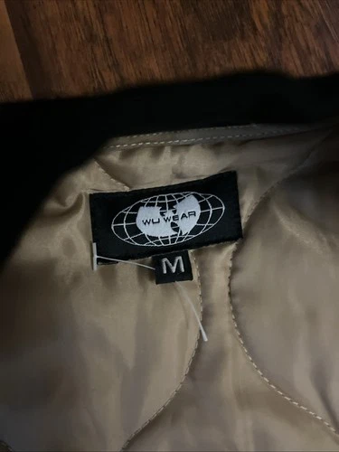 Wu Wear Real Tree Quilted Bomber Jacket Size Medium New Without Tags Rare DS 90s image 6