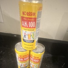 Mrs. French's AK-100 Vanilla Corn Drink 3 Pack, 9.8 fl oz 290 ml Cans