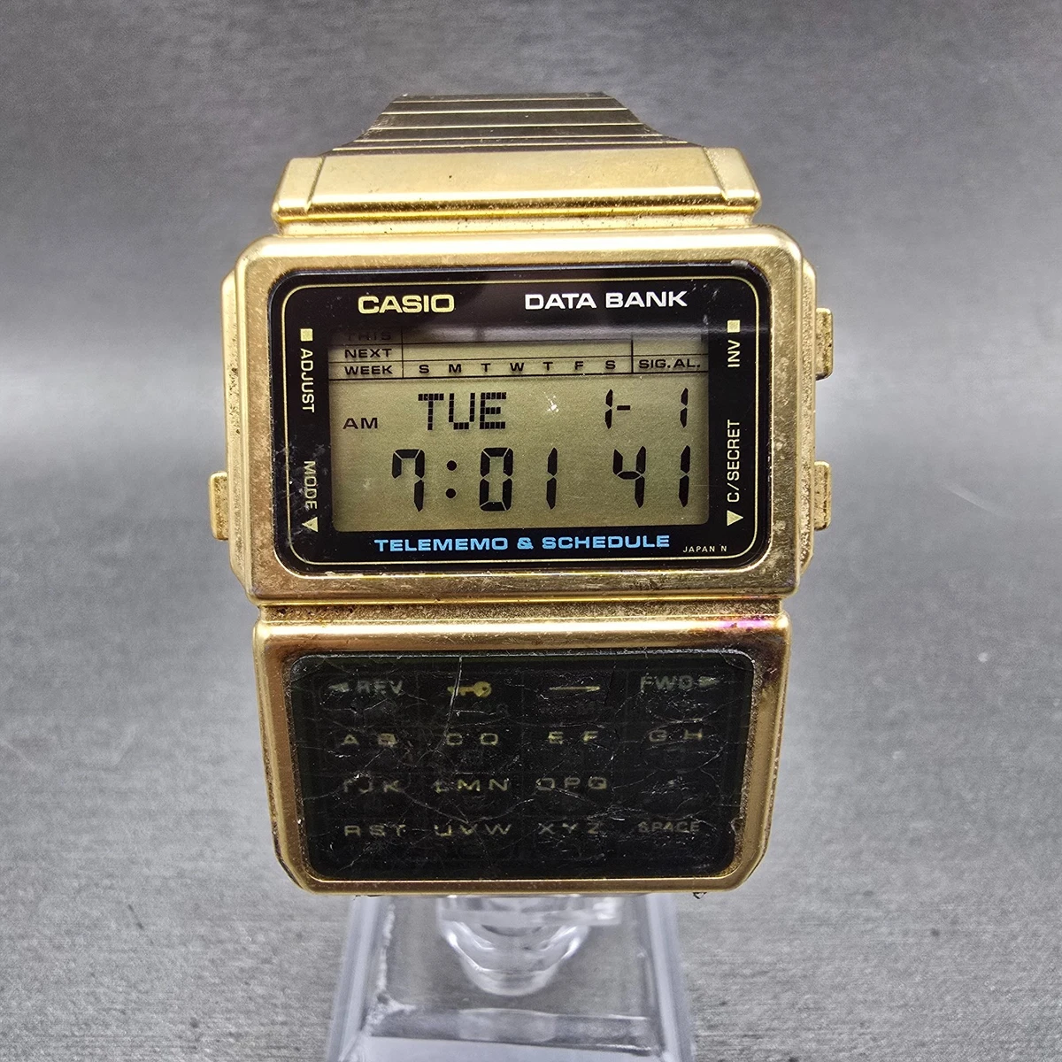 Casio Databank Gold Band Wristwatches for sale - eBay
