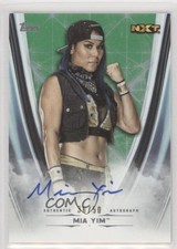 2020 Topps WWE Undisputed Undisputed Auto Green /50 Mia Yim #A-MY Auto 0n8e