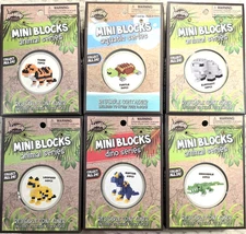 MINI BLOCKS Animal Dino Aquatic Series HUGE NEW LOT 6pcs Building Kits Tiger NIB