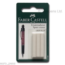 Papermate PhD Ultra pencil or Faber- Castel Spare Eraser Refill (PACK of 3)