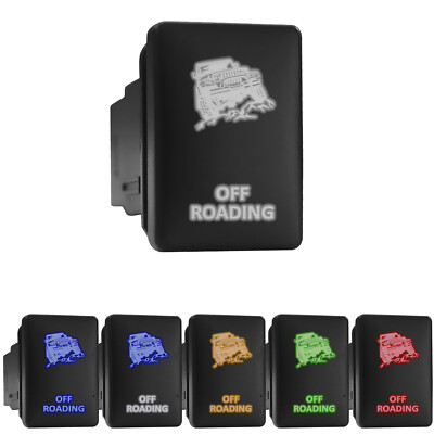 OFF ROADING Symbol - LED Backlit Push Button - Direct Replacement (Fit ...