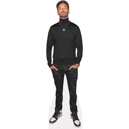 Silhouette Carton Skeet Ulrich (Black Tie) - Taille Mini - Décoration Célébrité