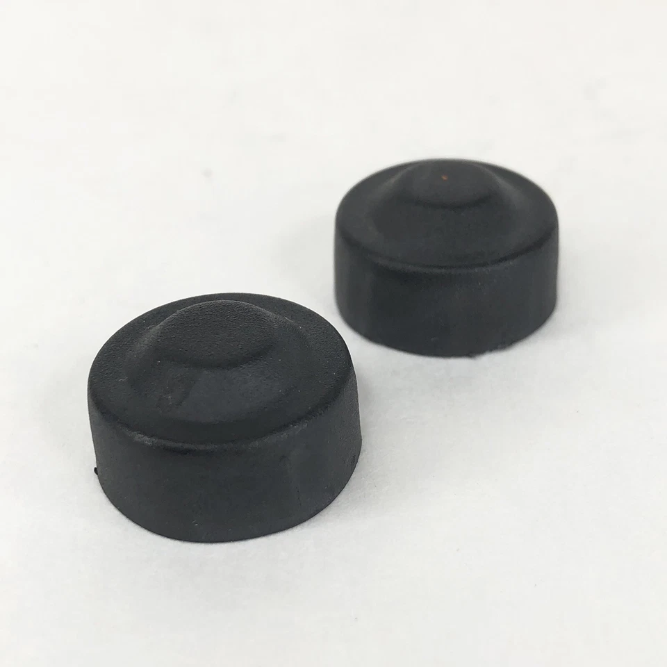 1996-2002 BMW Z3 Roadster Windshield Wiper Arm Nut Cap Set Pair Black OEM - Image 2 of 4