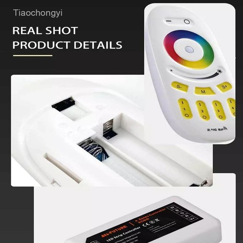 2.4G RF LED controller Dimmer RGB RGBW DC12-24V 4-Zone Remote led light strip - Picture 5 of 14